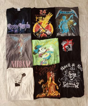 American music and printed t shirts