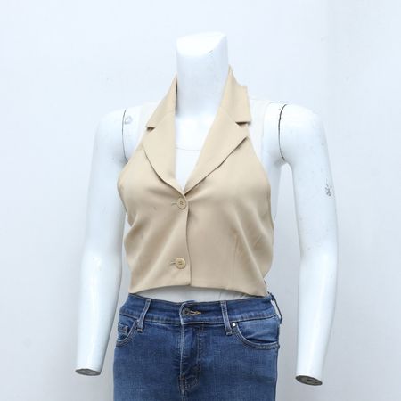 CV0169 Upcycled Ladies Sleeveless Crop Tank Top - 20 Pcs