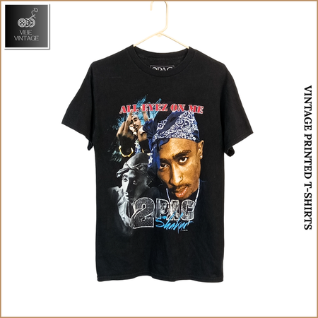 VINTAGE PRINTED T-SHIRTS - 22 PCS