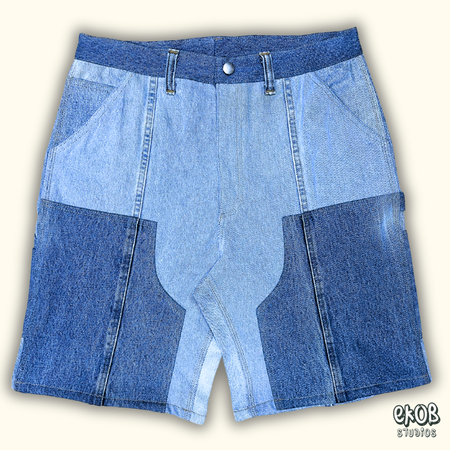 Upcycled Levi's Double Knee Carpenter Shorts