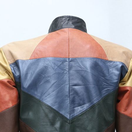 CV0181 Upcycled Leather Multi Colour Jackets - 20 Pcs
