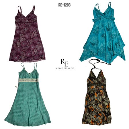 Y2K The Mysterious Girl Era Summer Dresses (RE-1202)