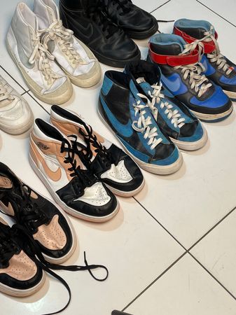 Paquet de 11 baskets montantes de marque