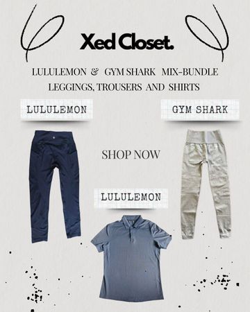 Lululemon + Gymshark Mix-bundle 45pieces