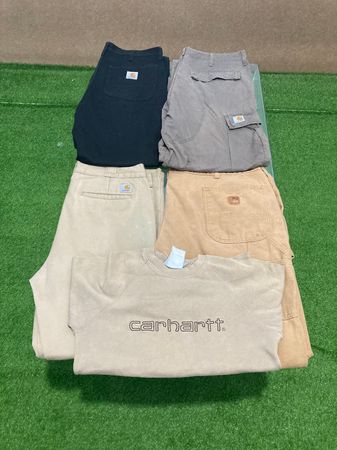 Carhartt pants and sweatshirt