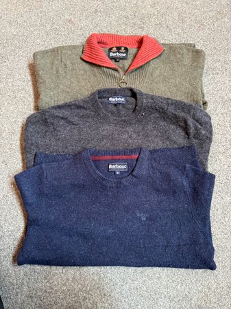 Authentic Barbour sweaters