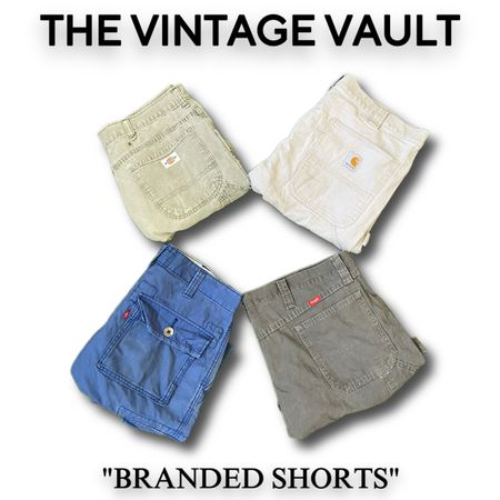Branded shorts/jorts including Carhartt dickies wrangler and others - 20 pcs