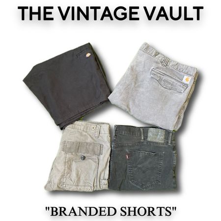 Branded shorts/jorts including Carhartt dickies wrangler and others - 20 pcs