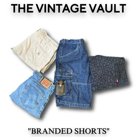 Branded shorts/jorts including Carhartt dickies wrangler and others - 20 pcs