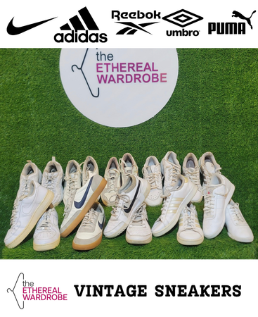 Vintage Sneakers Including Nike, Adidas, Reebok, Puma and Fila Bundle of 10 pcs