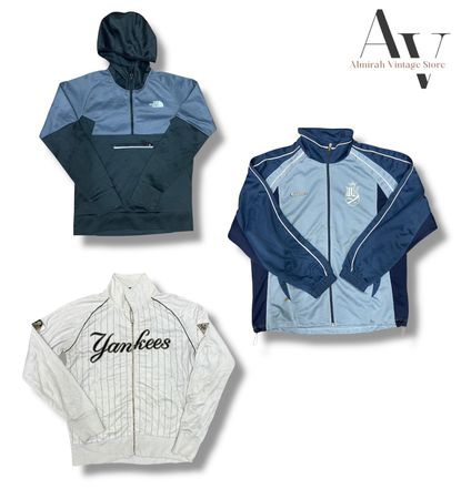 Mixed brand trackjackets