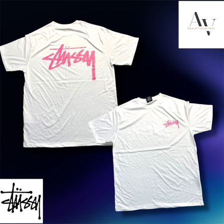 Stussy rework style white stussy t shirts