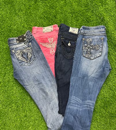Miss me true religion and rock revival capri 12 pieces
