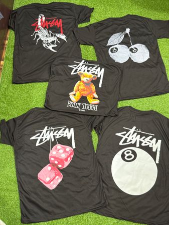 T-shirts style reworked Stussy