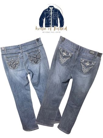 Jeans flare com design de bolso traseiro Y2K