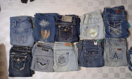 LA IDOL USA WALLFLOWER AND OTHER BRAND JEANS (ID 568)