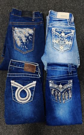 Pantalons évasés Y2k