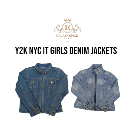 Y2k NYC IT Girls Giacche di Jeans