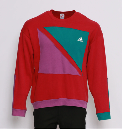 CR-47 Sweatshirt Patchwork Upcyclé Mix Brand