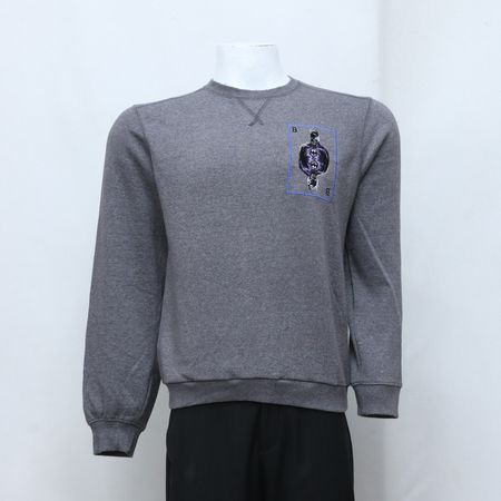 CR-50 Upcycled Swearshirt with Batman card Embroidery