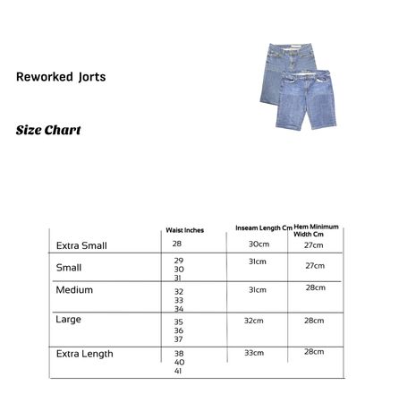 SS25 Upcycled Jorts