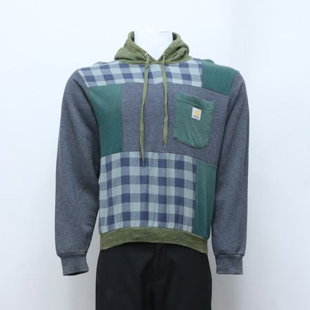 CR660 Sweatshirts à capuche patchwork Carhartt upcyclés
