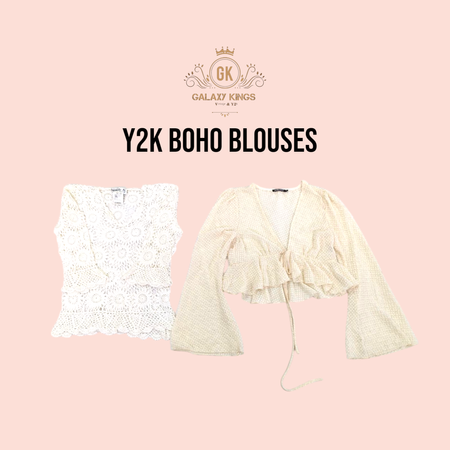 Y2k BoHo Blouses