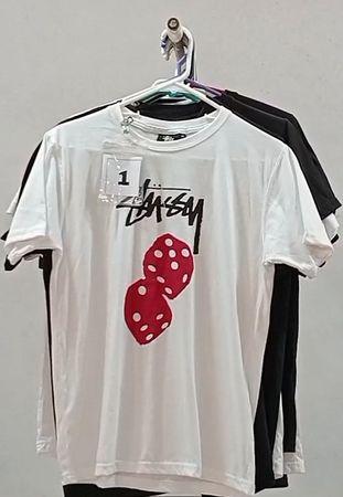 CR71 Reworked Style Stussy T-Shirts Imprimés
