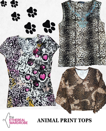 Animal Print Y2K Tops Bundle of 10 pcs (RN#1223)