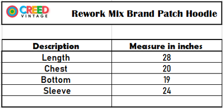 Felpe con cappuccio patchwork miste upcycled CR-78