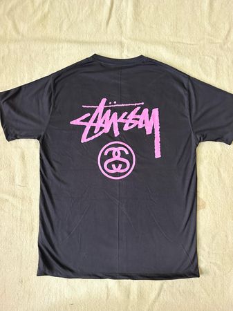 Stussy rework style ss design black tees