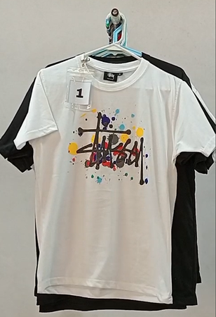 CR82 Reworked Style Multi Print Stussy T-Shirts