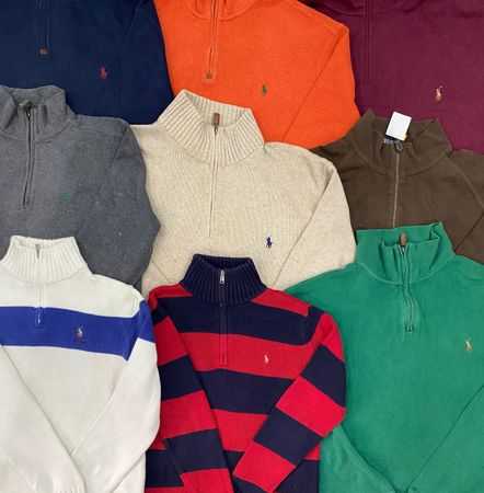 Polo Ralph Lauren com zíper de 1/4 - 9 Peças