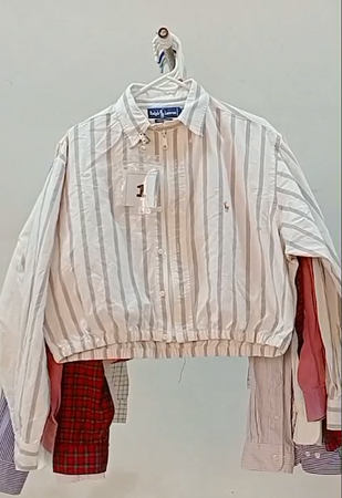 CR-96 Upcycled Women's Mix Brand Cropped Shirts