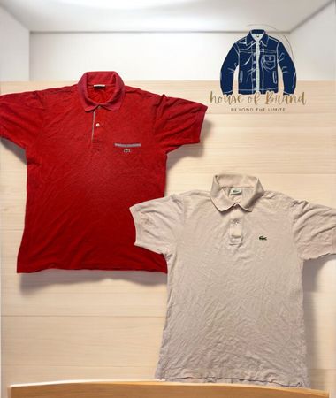 Camisetas Lacoste com logo.