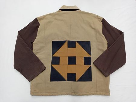 CR795  Upcycled Men's Carhartt Patchwork Jacket