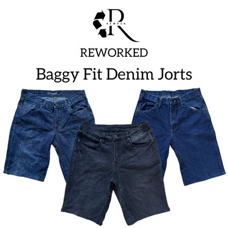 Upcycled Baggy Fit Denim Jorts (REPR)