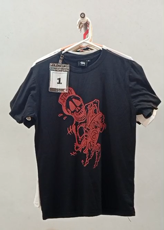 CR112 Reworked Style Stussy Printed Unisex T-Shirts