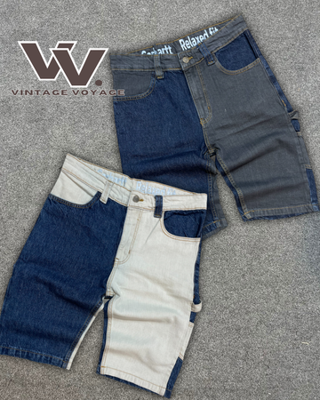 Carhartt rework style denim shorts #14625