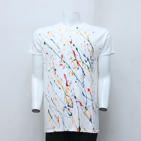CR-125 Upcycled Splatter Printed T-Shirts
