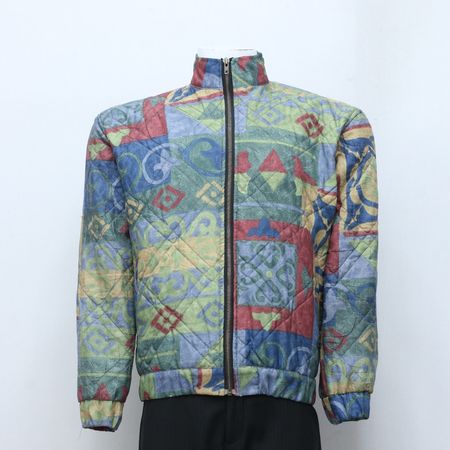 CR-126 Upcycled Unisex Quilted Cozy Zipper Jackets