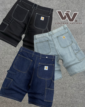 Shorts en denim style rework Carhartt #16625
