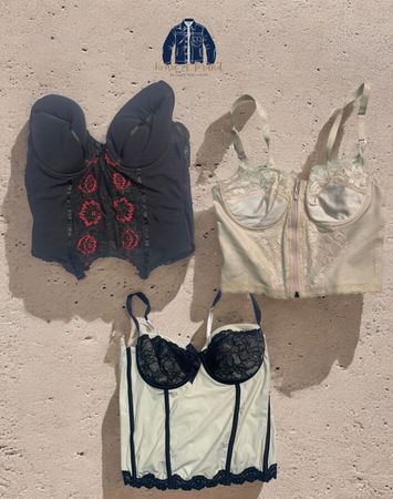 Y2k Romantic Bustier Corsets