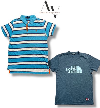 Chemises à col polo et T-shirts unis de marque