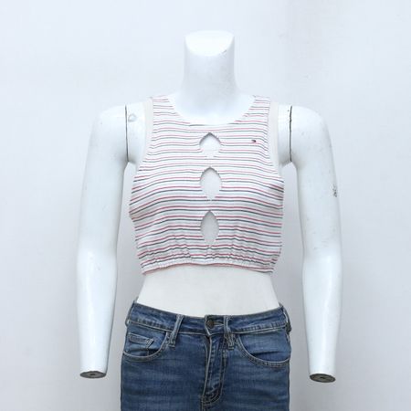 CR141 Upcycled Mix Branded Damen Crop Tops