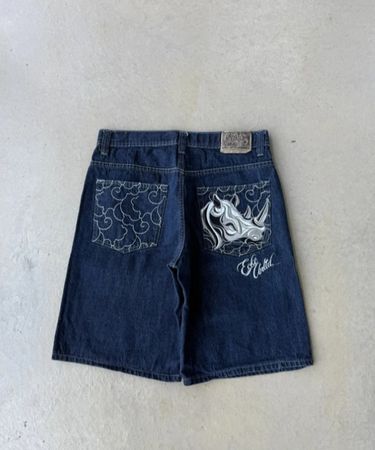 Jorts graphiques vintage et baggy