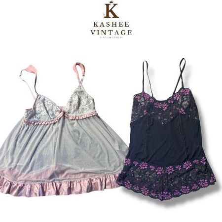 Y2k and modern lingerie and slip dress