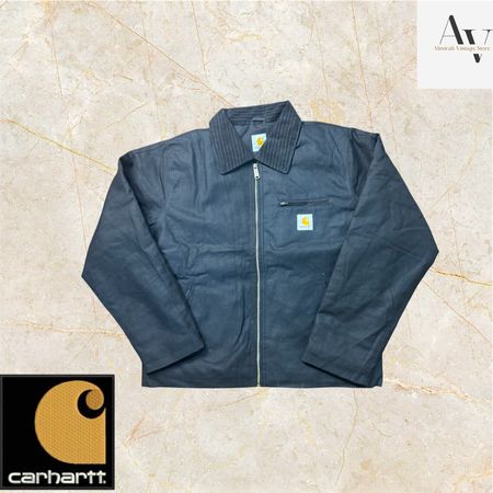 Veste Detroit noire style rework Carhartt