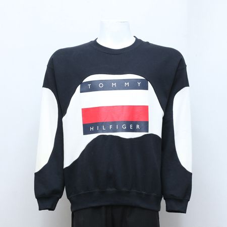 CR732 アップサイクルミックス ブランドパッチ スウェットシャツ