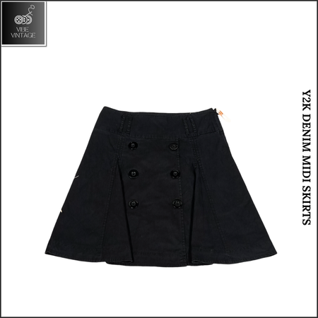 JUPES MIDI EN COTON Y2K